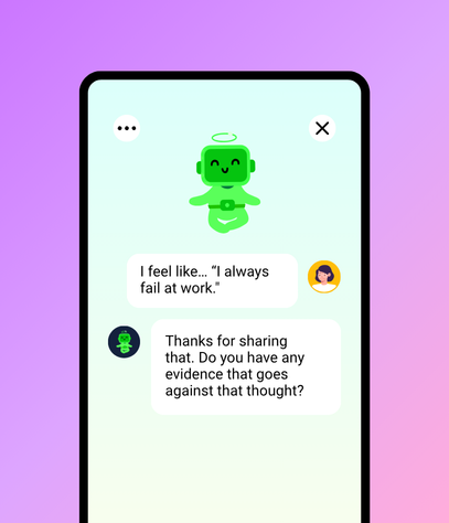 Screen 1: Negative Thoughts